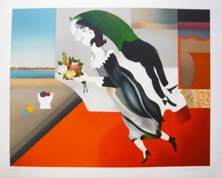 Litografía Papart - HOMMAGE A CHAGALL