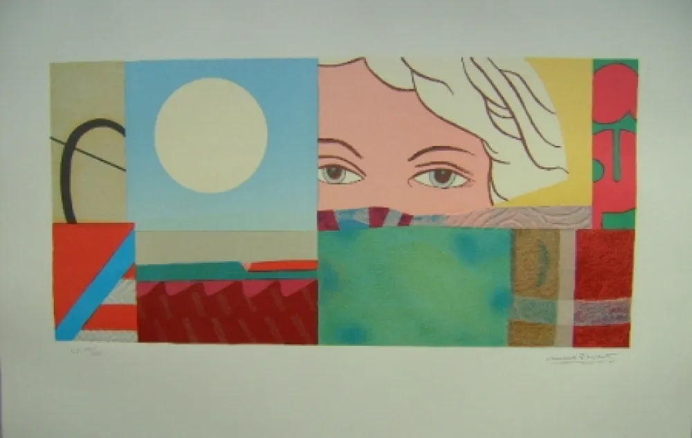 Litografía Papart - La noia