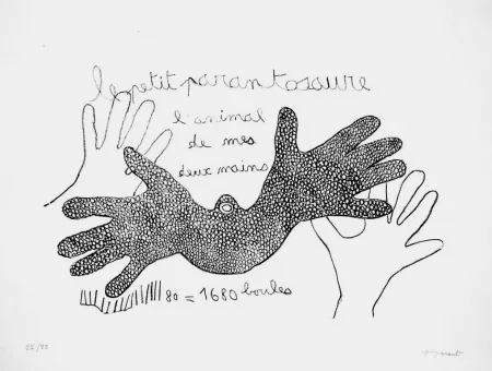 Litografía Parant - Lithographie originale / Original lithograph