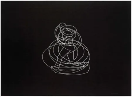 Litografía Paris - Movimiento afectado 1