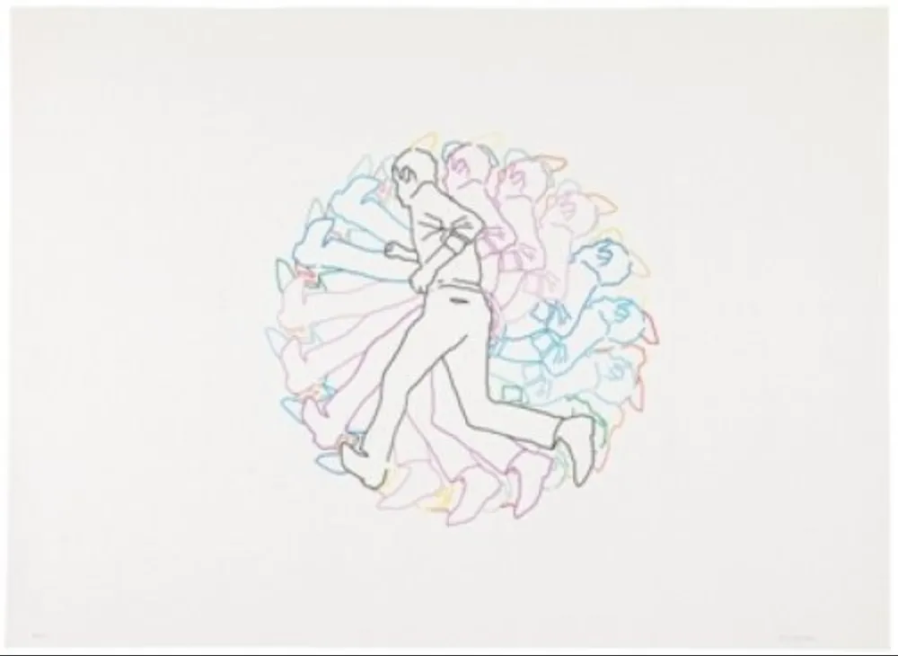 Litografía Paris - Movimiento afectado 5