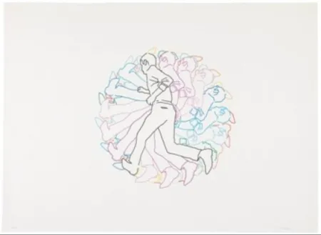 Litografía Paris - Movimiento afectado 5