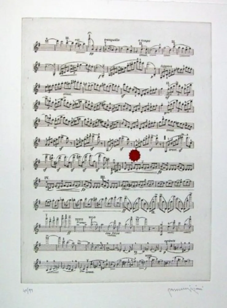 Libro Ilustrado Parmiggiani - Israel. Three Poems