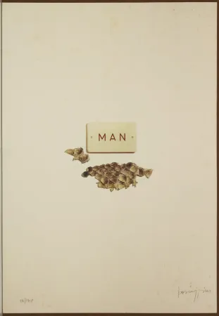 Litografía Parmiggiani - Senza titolo