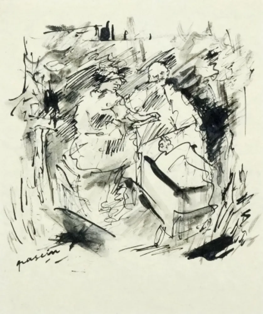 Sin Técnico Pascin - Couple au parc