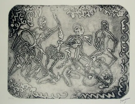 Aguatinta Pascin - Jazz Band