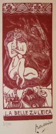 Litografía Pascin - La belle Zuleica