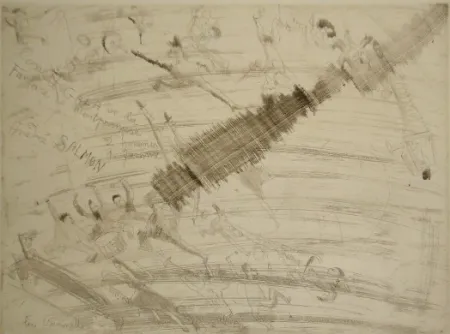 Punta Seca Pascin - La fanfare de Montparnasse