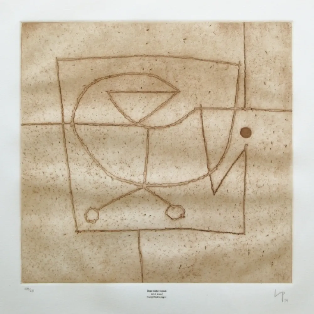 Aguafuerte Pasmore - Deep inside I looked