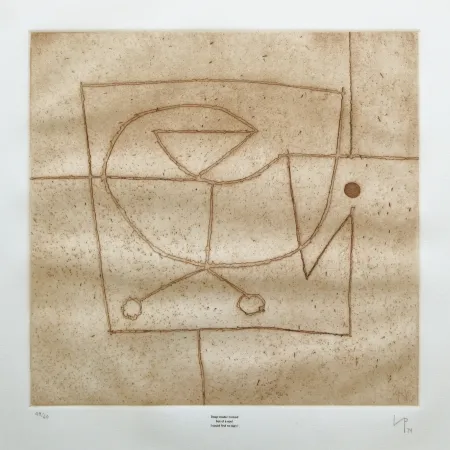 Aguafuerte Pasmore - Deep inside I looked