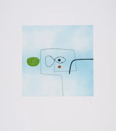 Aguafuerte Y Aguatinta Pasmore - Images on the Wall F, Edition A