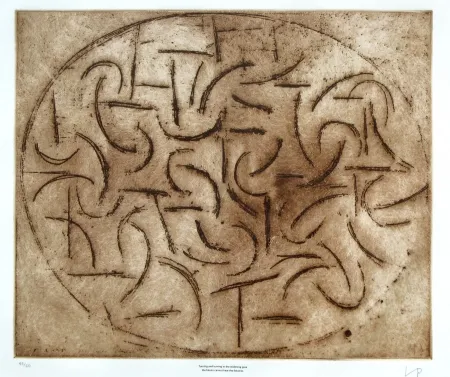 Aguafuerte Pasmore - Turning and turning