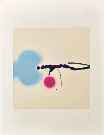Grabado Pasmore - Victor pasmore (1908–1998) - Points of Contact No. 38 - Etching and aquatint - 1988