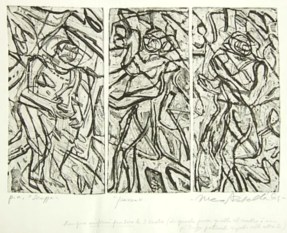 Aguafuerte Y Aguatinta Patella - Senza titolo