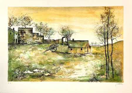 Litografía Pau - Sans Titre