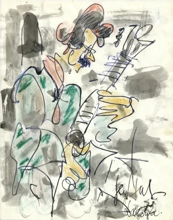 Sin Técnico Paul  - Dessin Original / Original Drawing - ALEXANDRE LAGOYA - Portrait