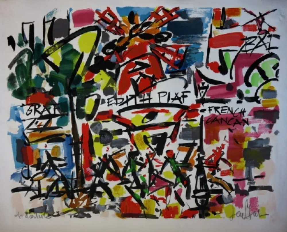 Litografía Paul  - Le Moulin Rouge / The Moulin Rouge - Paris