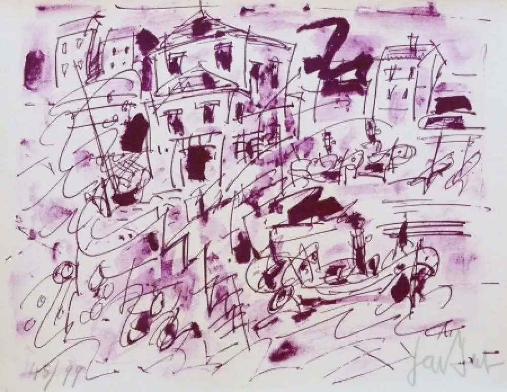 Litografía Paul  - Le quatuor