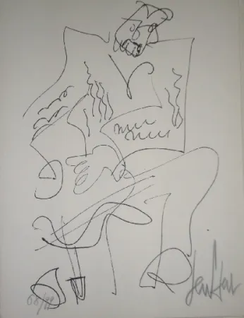 Litografía Paul  - Le soliste