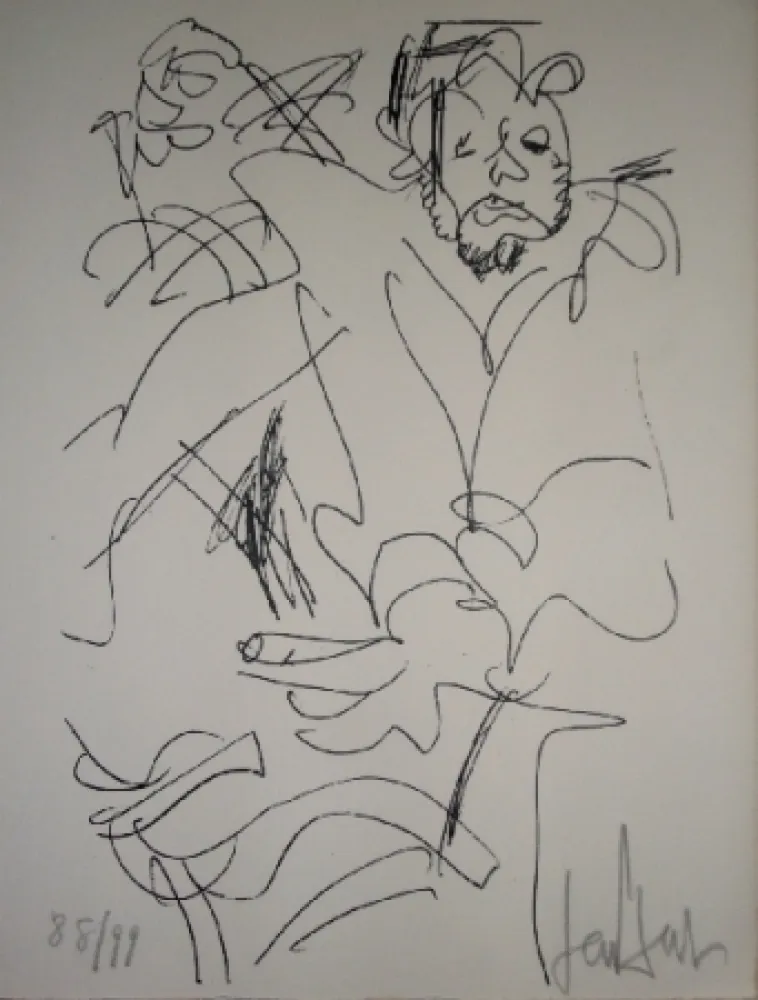 Litografía Paul  - Le spectateur