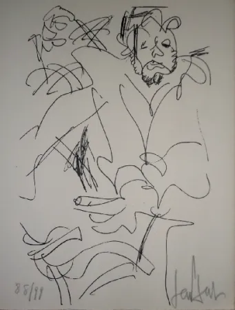 Litografía Paul  - Le spectateur