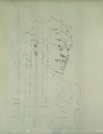 Grabado Paul P - Bust de la Bacant III