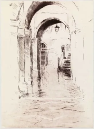 Grabado Paul P - Pòrtic