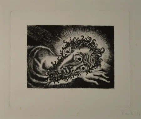 Grabado Pauli - Christuskopf