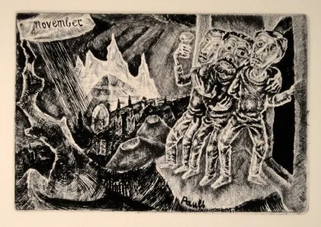 Aguafuerte Pauli - (Neujahr) November