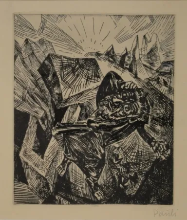 Aguafuerte Pauli - Rastloser Wanderer