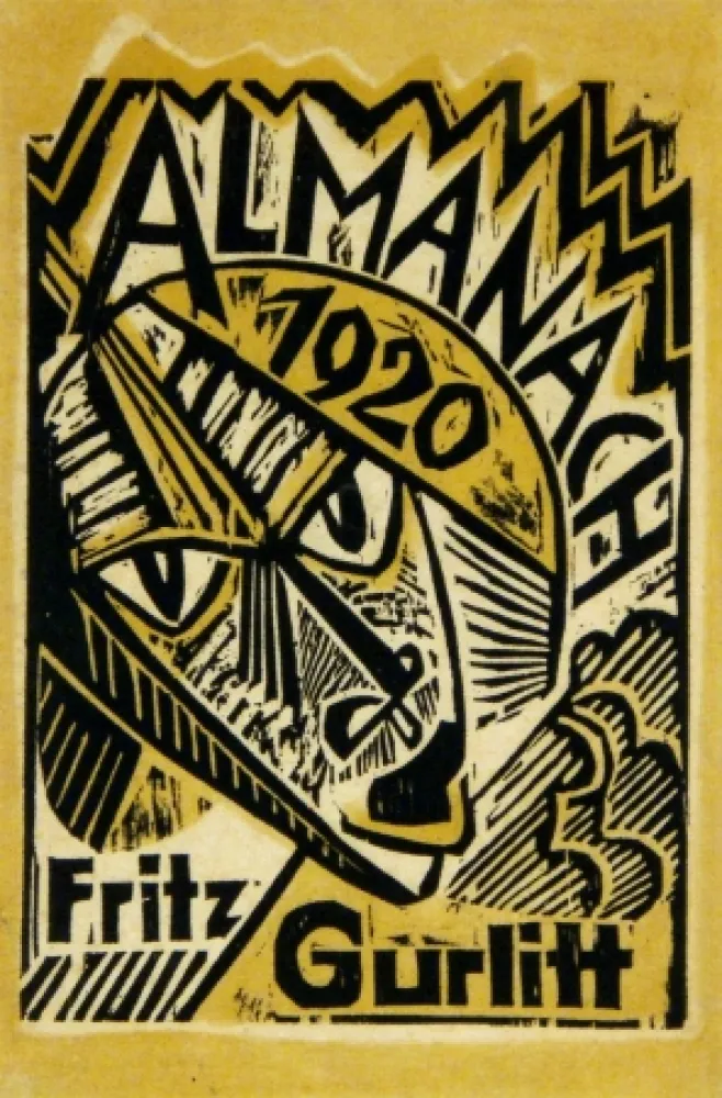 Grabado En Madera Pechstein - Maske (Mask)