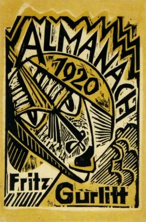 Grabado En Madera Pechstein - Maske (Mask)