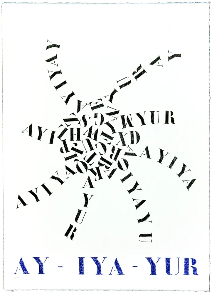 Litografía Pedersen - Aye