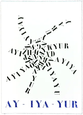 Litografía Pedersen - Aye