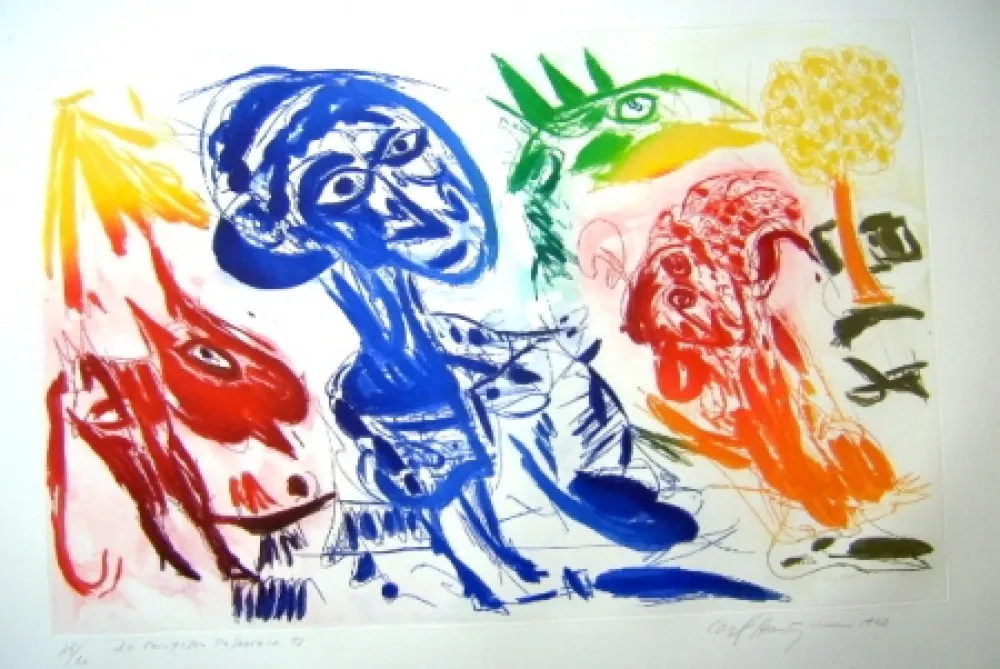 Aguatinta Pedersen - Le courtisan ensorcele