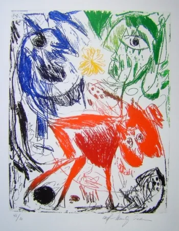 Aguatinta Pedersen - L'Ile d'elle III