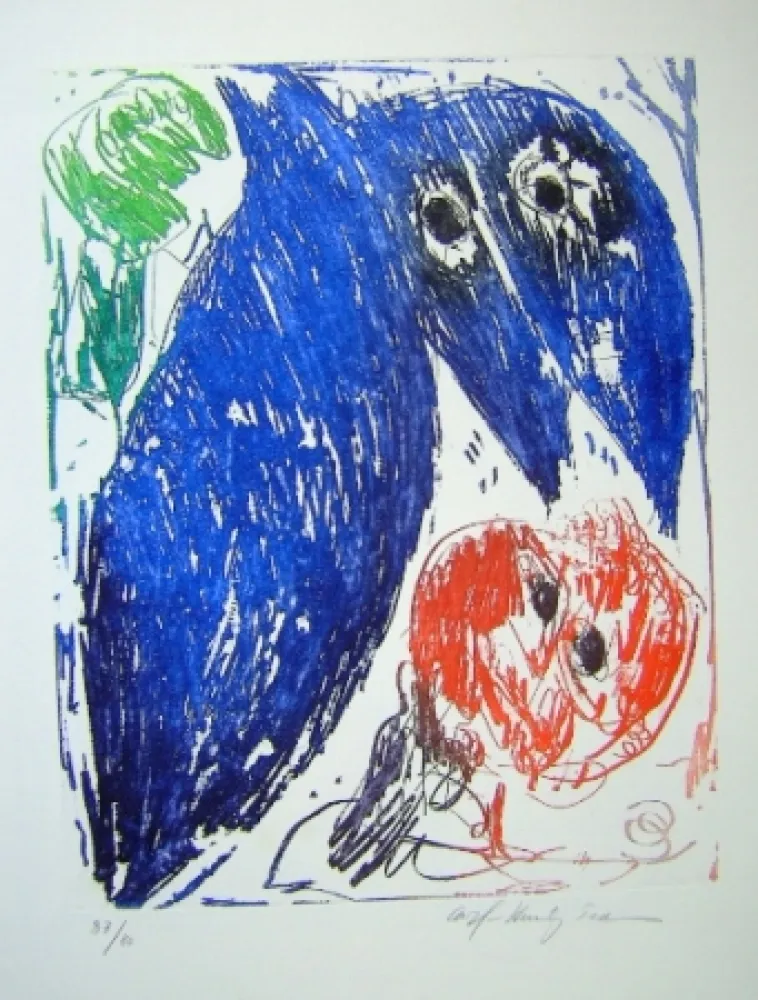 Aguatinta Pedersen - L'Ile d'elle VI