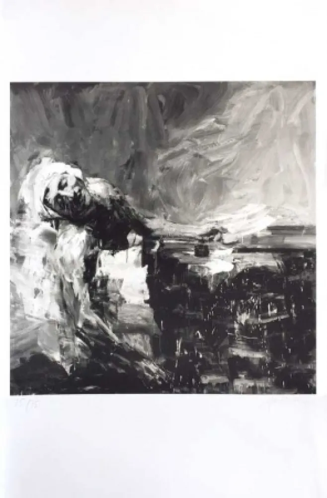 Litografía Pei-Ming - Marat