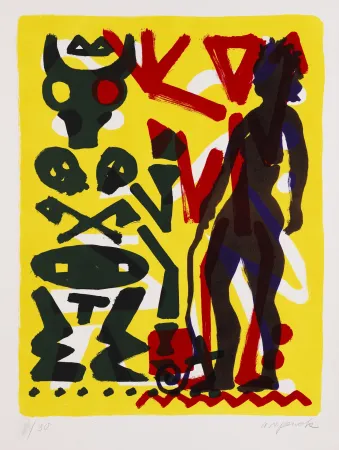 Litografía Penck - Ohne Titel