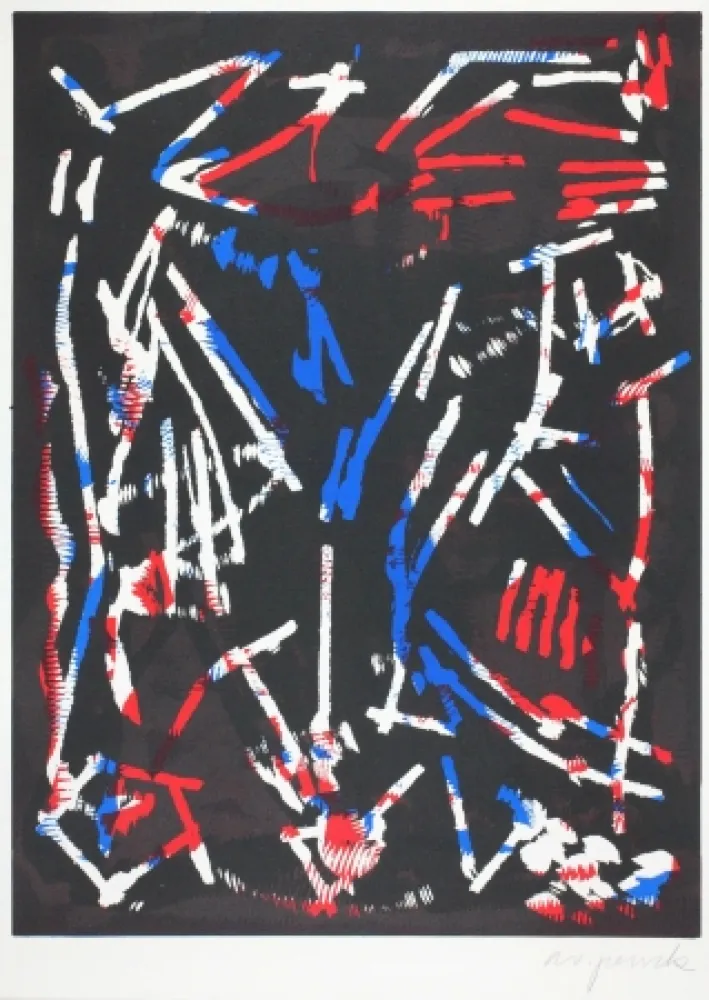 Grabado En Madera Penck - Olympia