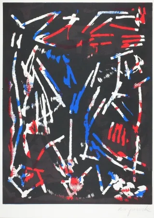 Grabado En Madera Penck - Olympia