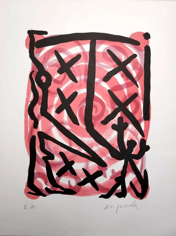 Litografía Penck - Untitled