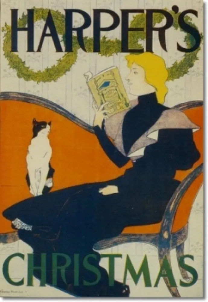 Litografía Penfield - Harper's Christmas