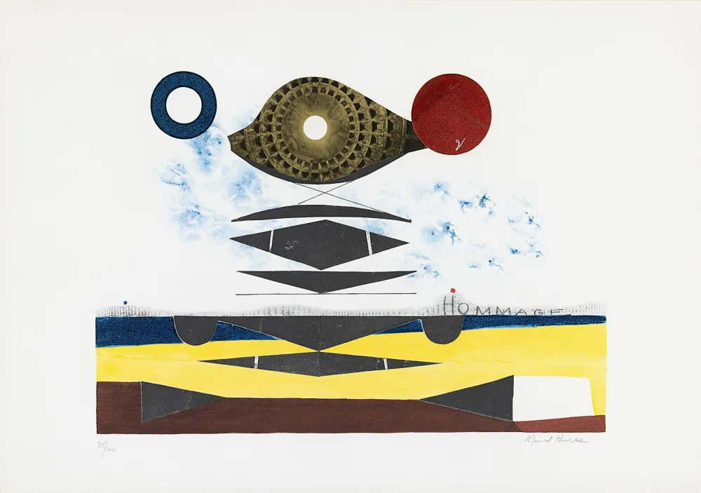 Litografía Penrose - Hommage (a Man Ray)