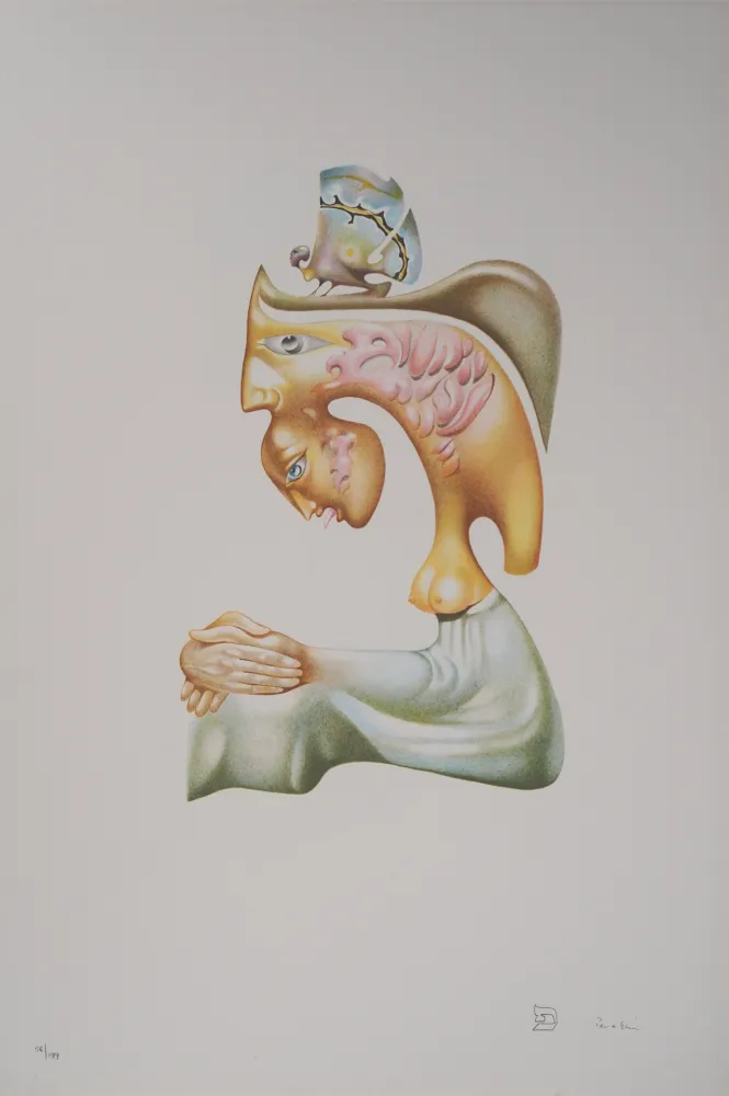 Litografía Pérahim - L'Alphabet Hébreu : Concorde