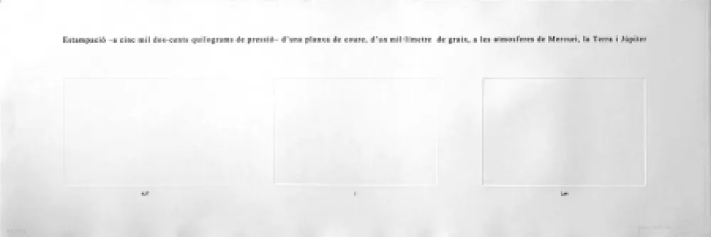 Aguafuerte Perejaume - Atmosferes  