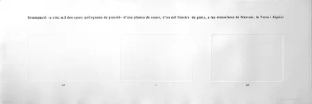 Aguafuerte Perejaume - Atmosferes  