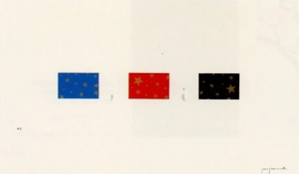 Litografía Perejaume - El bosc a casa-1