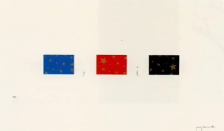 Litografía Perejaume - El bosc a casa-1