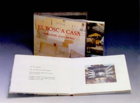 Litografía Perejaume - El bosc a casa